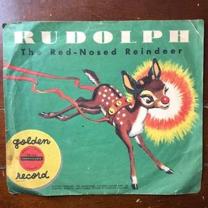 Rudolph The Red Nosed Reindeer 7" 78 RPM Vinyl Record '51
